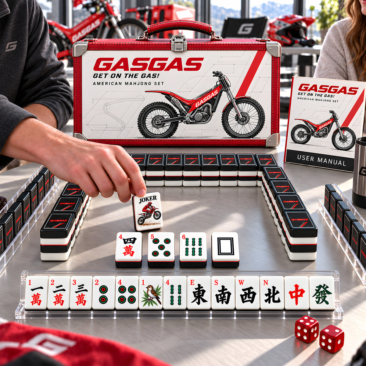 Premium GAS Mahjong Tiles Set PVNA