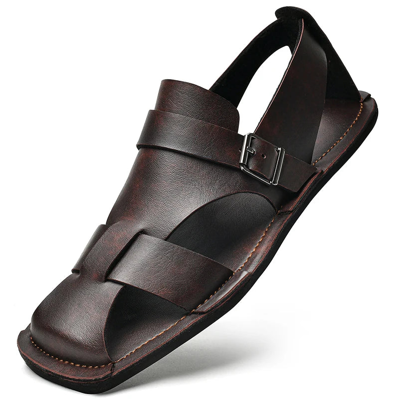 Men Summer Sandals Anti-collision Toe Casual Beach Shoes Versatile Ultra Light Wading Aqua Shoes Non-Slip Male Sandaly Sandalias